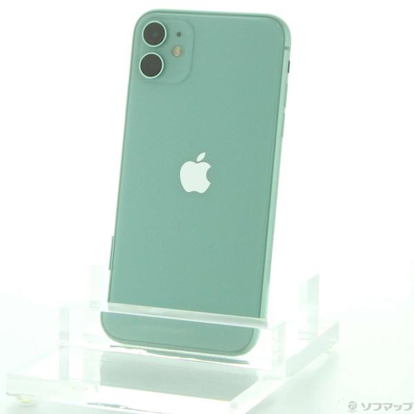 〔中古〕Apple(アップル) iPhone11 128GB グリーン MWM62J／A SoftB...