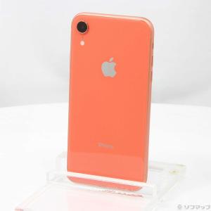 〔中古〕Apple(アップル) iPhoneXR 256GB コーラル MT102J／A SIMフリ...