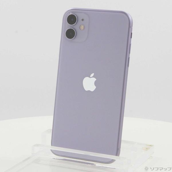 〔中古〕Apple(アップル) iPhone11 64GB パープル MWLX2J／A SIMフリー...