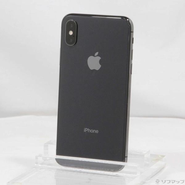 〔中古〕Apple(アップル) iPhoneX 256GB スペースグレイ MQC12J／A Sof...