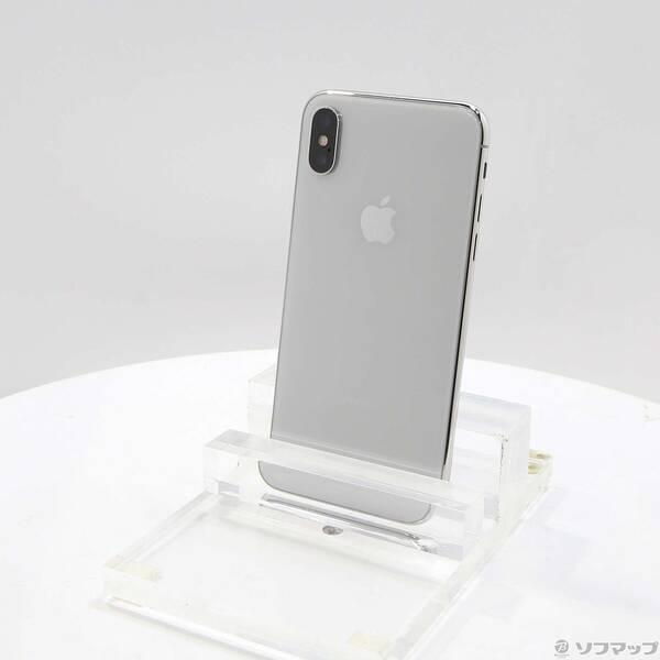 〔中古〕Apple(アップル) iPhoneX 256GB シルバー MQC22J／A SoftBa...
