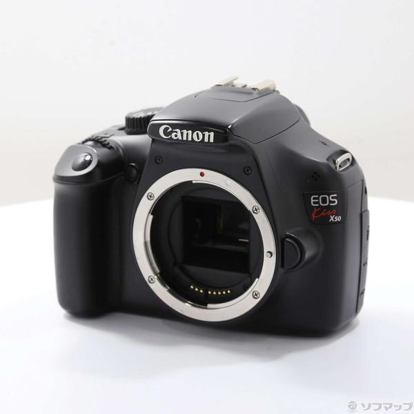 〔中古〕Canon(キヤノン) EOS Kiss X50 ボディ (1220万画素／ブラック／SDX...