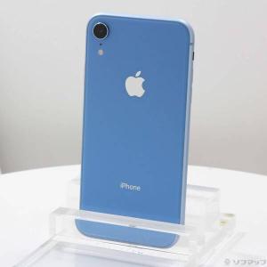 〔中古〕Apple(アップル) iPhoneXR 128GB ブルー MT0U2J／A SIMフリー...