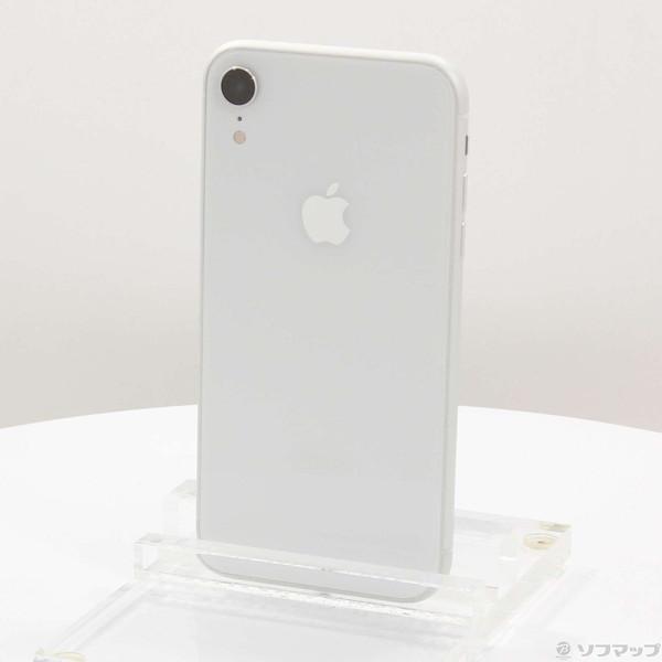 〔中古〕Apple(アップル) iPhoneXR 64GB ホワイト MT032J／A SIMフリー...