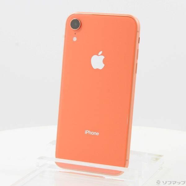 〔中古〕Apple(アップル) iPhoneXR 256GB コーラル MT102J／A SIMフリ...