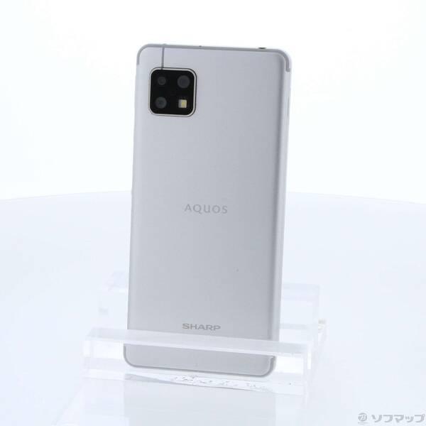 〔中古〕SHARP(シャープ) AQUOS sense4 64GB シルバー SH-M15 SIMフ...