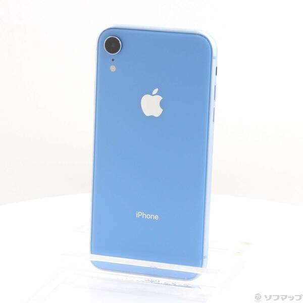〔中古〕Apple(アップル) iPhoneXR 64GB ブルー MT0E2J／A SIMフリー〔...