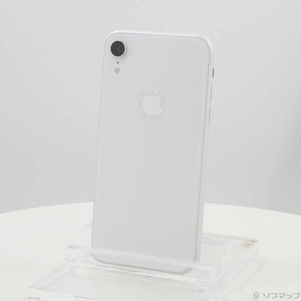〔中古〕Apple(アップル) iPhoneXR 256GB ホワイト MT0W2J／A SIMフリ...