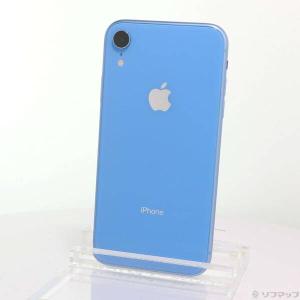 〔中古〕Apple(アップル) iPhoneXR 128GB ブルー MT0U2J／A SIMフリー...