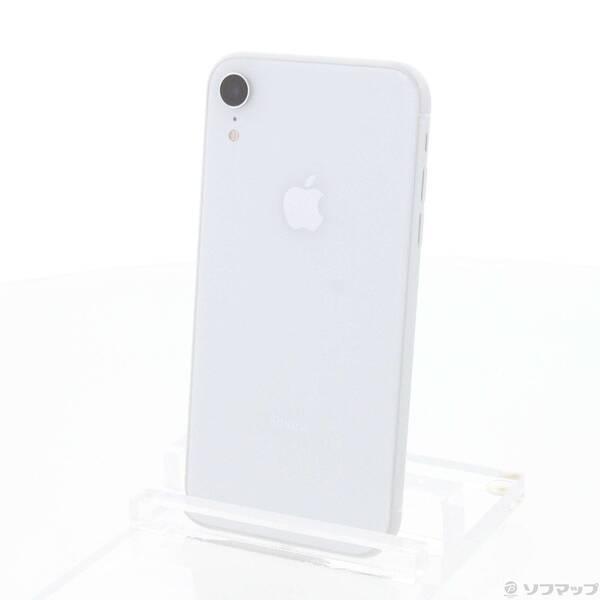 〔中古〕Apple(アップル) iPhoneXR 64GB ホワイト MT032J／A SIMフリー...