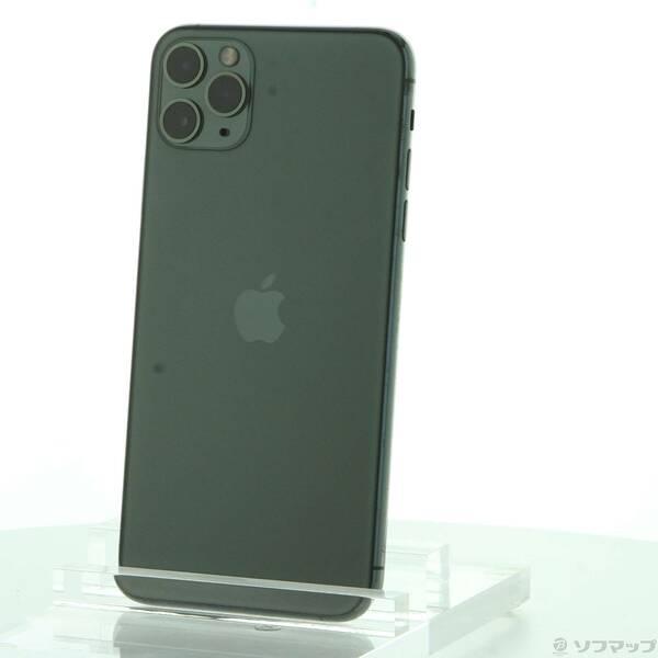〔中古〕Apple(アップル) iPhone11 Pro Max 256GB ミッドナイトグリーン ...