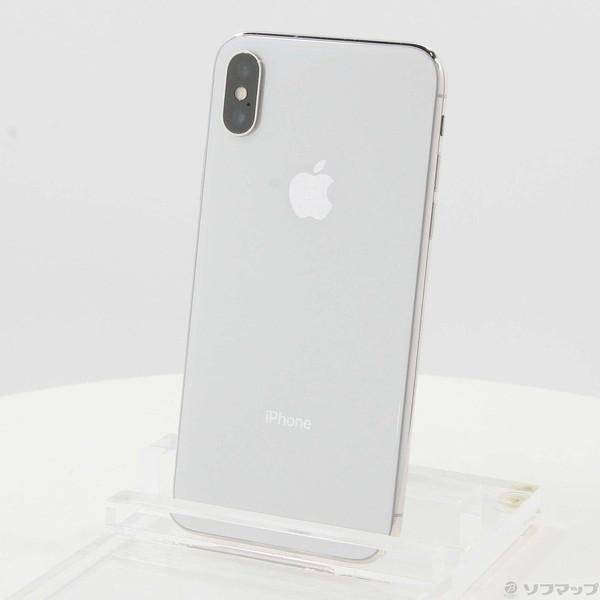 〔中古〕Apple(アップル) iPhoneX 256GB シルバー MQC22J／A SIMフリー...