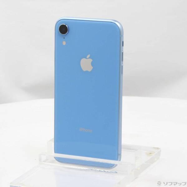 〔中古〕Apple(アップル) iPhoneXR 64GB ブルー MT0E2J／A SoftBan...