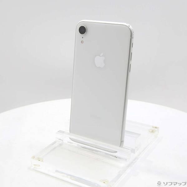 〔中古〕Apple(アップル) iPhoneXR 64GB ホワイト MT032J／A SIMフリー...