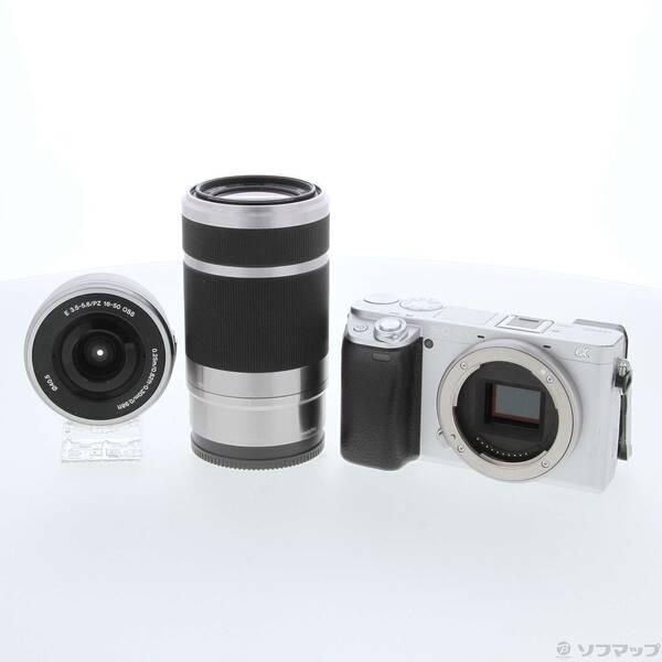 〔中古〕SONY(ソニー) α6400 ILCE-6400Y ダブルズームレンズキット シルバー〔3...