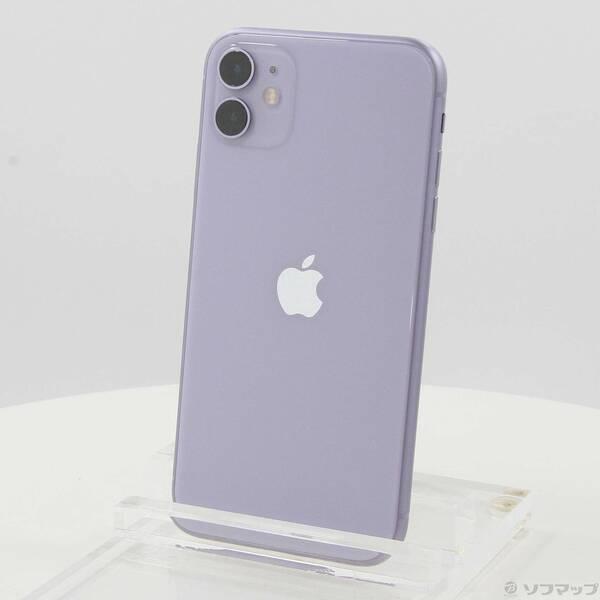 〔中古〕Apple(アップル) iPhone11 64GB パープル MWLX2J／A SIMフリー...