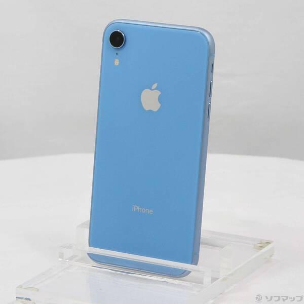 〔中古〕Apple(アップル) iPhoneXR 64GB ブルー MT0E2J／A SoftBan...