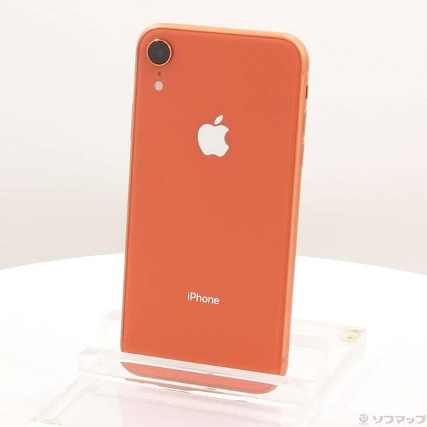 〔中古〕Apple(アップル) iPhoneXR 128GB コーラル MT0T2J／A SIMフリ...