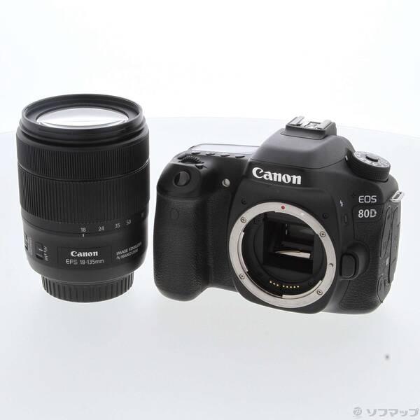 〔中古〕Canon(キヤノン) EOS 80D EF-S18-135 IS USM レンズキット〔3...
