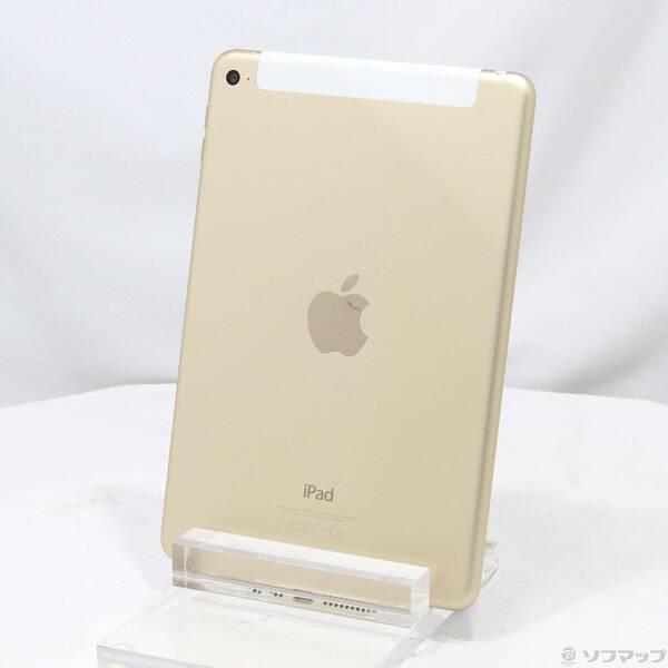〔中古〕Apple(アップル) iPad mini 4 32GB ゴールド MNWG2J／A SIM...