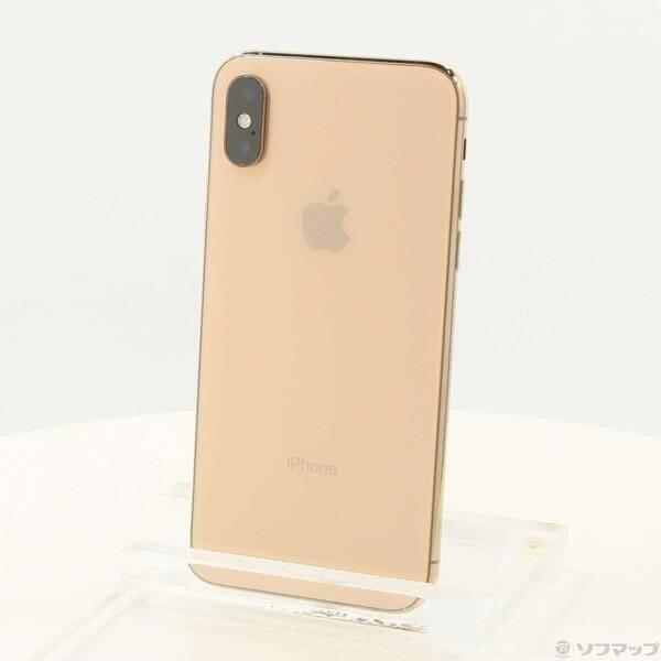 〔中古〕Apple(アップル) iPhoneXS 256GB ゴールド MTE22J／A SIMフリ...