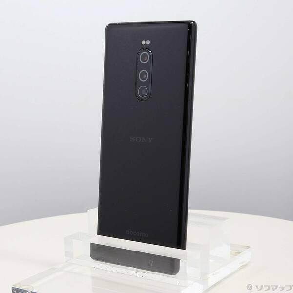 〔中古〕SONY(ソニー) Xperia 1 64GB ブラック SO-03L docomoロック解...