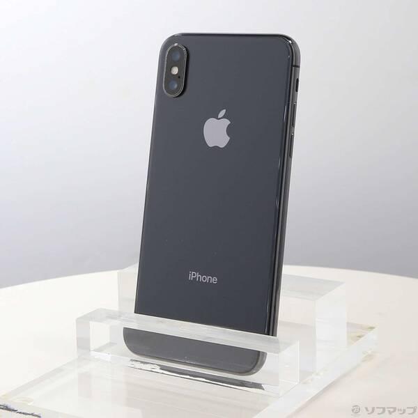 〔中古〕Apple(アップル) iPhoneX 256GB スペースグレイ MQC12J／A SIM...