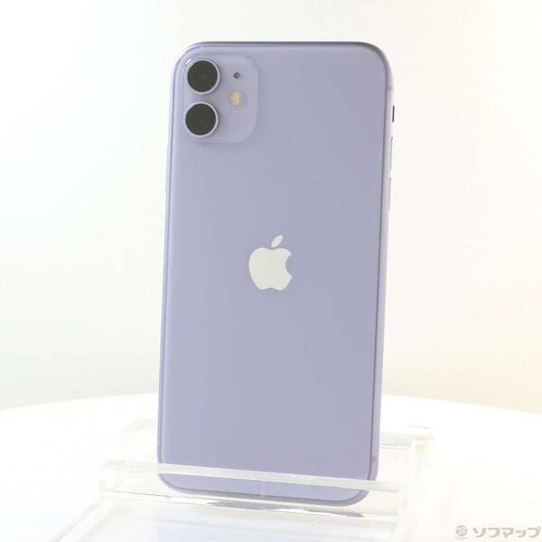 〔中古〕Apple(アップル) iPhone11 64GB パープル MWLX2J／A SIMフリー...