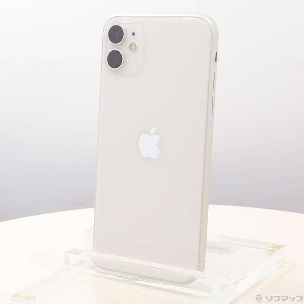 〔中古〕Apple(アップル) iPhone11 256GB ホワイト MWM82J／A SIMフリ...