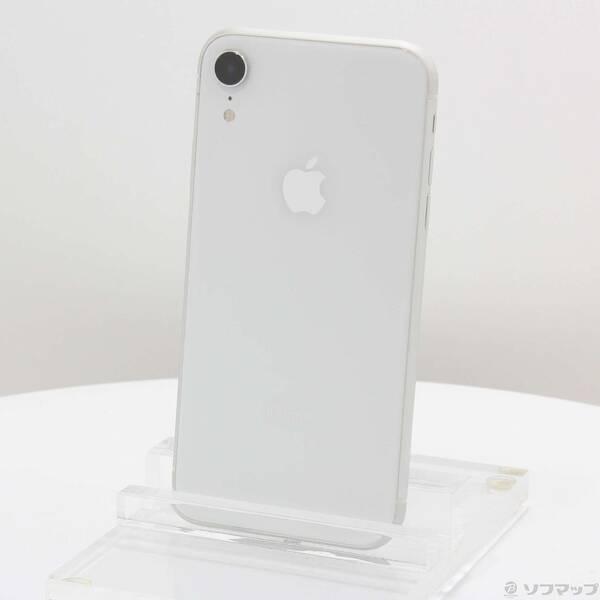 〔中古〕Apple(アップル) iPhoneXR 64GB ホワイト MT032J／A SIMフリー...