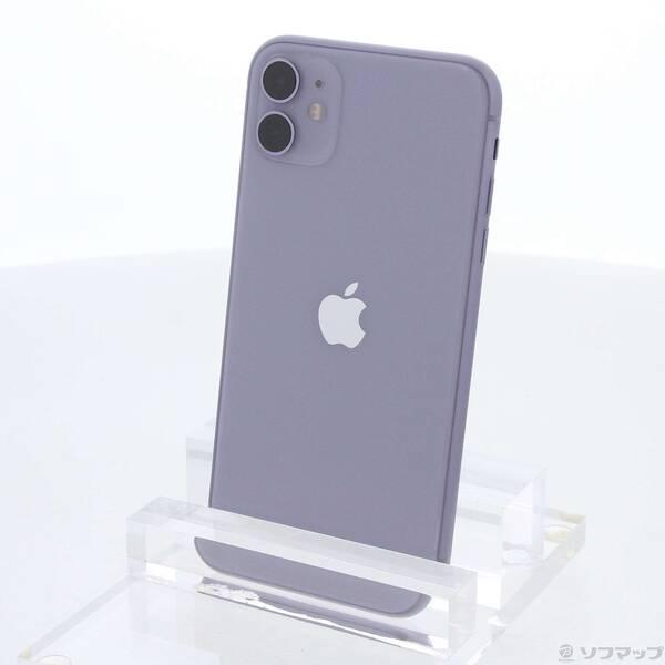 〔中古〕Apple(アップル) iPhone11 64GB パープル MWLX2J／A SoftBa...