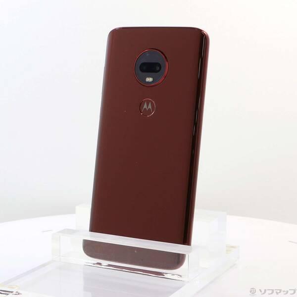〔中古〕Motorola(モトローラ) Moto G7 Plus 64GB ビバレッド PADU00...