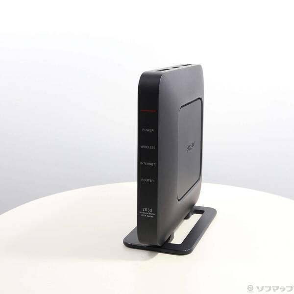 〔中古〕BUFFALO(バッファロー） WSR-2533DHPL2／NB ブラック〔344-ud〕