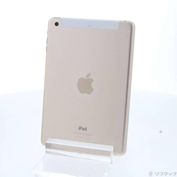 〔中古〕Apple(アップル) iPad mini 3 64GB ゴールド MGYN2J／A Sof...