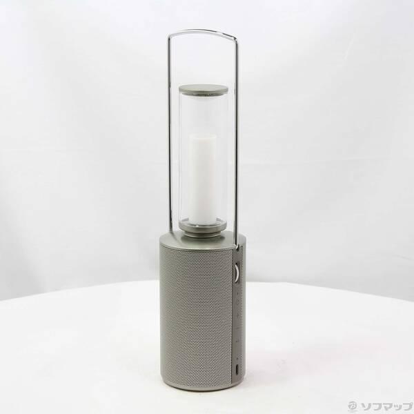 〔中古〕SHARP(シャープ) 〔展示品〕 any ポータブルスピーカーランタン オリーブシルバー ...