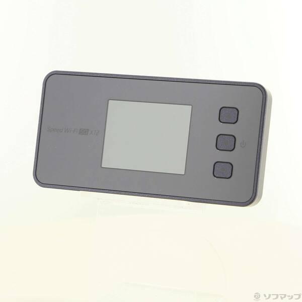 〔中古〕Speed Wi-Fi 5G X12 NAR03SKU シャドーブラック SIMフリー〔34...