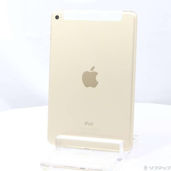 〔中古〕Apple(アップル) iPad mini 4 64GB ゴールド MK752J／A SIM...
