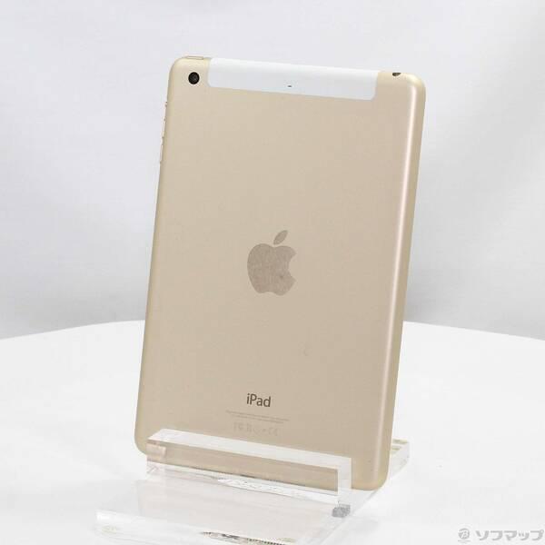 〔中古〕Apple(アップル) iPad mini 3 16GB ゴールド MGYR2J／A au〔...