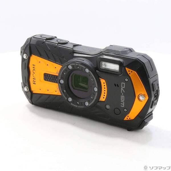 〔中古〕RICOH(リコー) RICOH WG-70 オレンジ〔258-ud〕