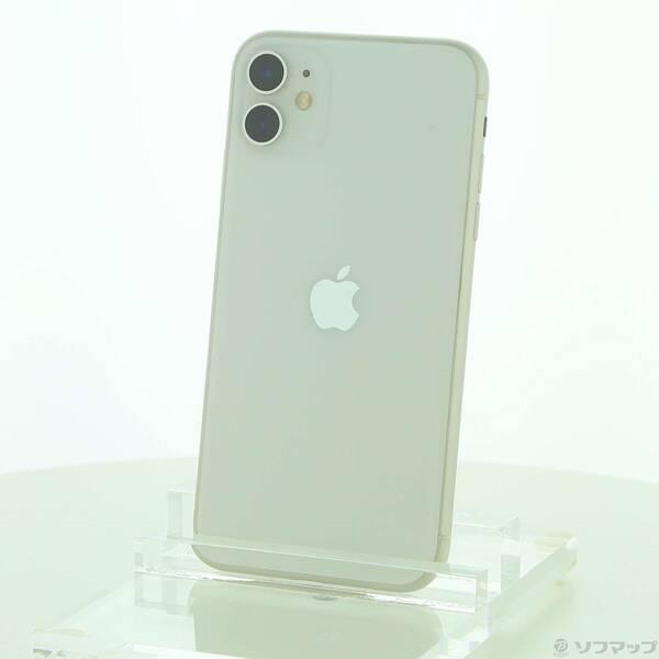 〔中古〕Apple(アップル) iPhone11 128GB ホワイト MWM22J／A SoftB...