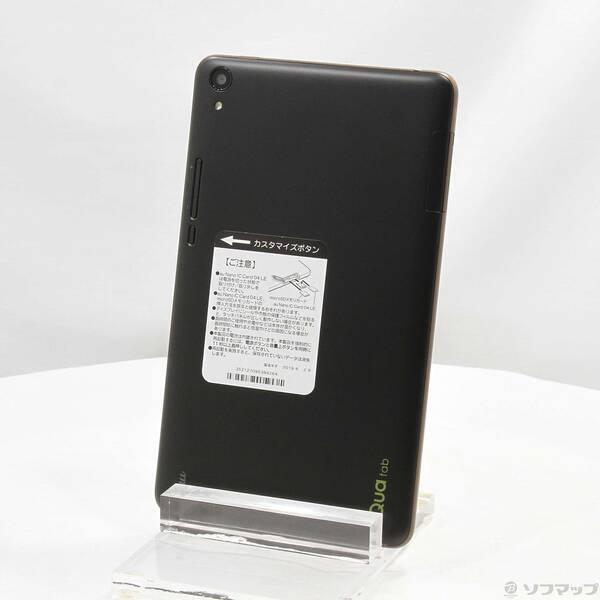 〔中古〕KYOCERA(京セラ) Qua tab QZ8 32GB モカブラック KYT32 au〔...