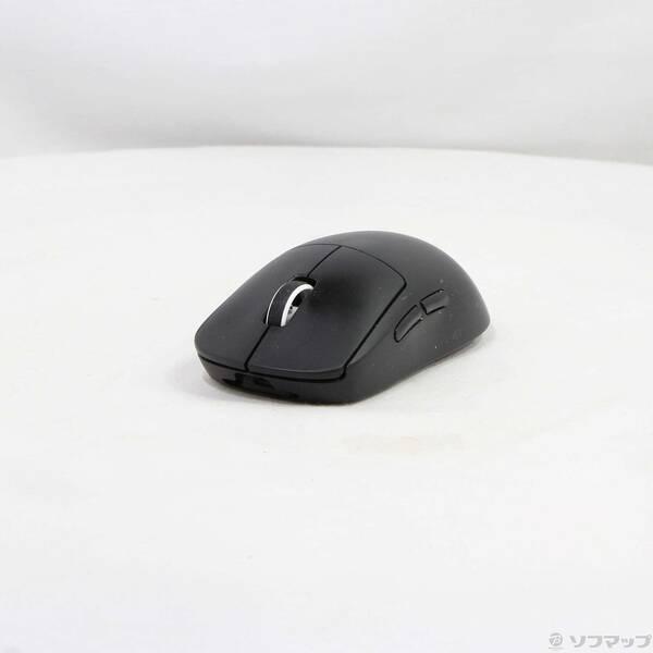〔中古〕logicool(ロジクール) PRO X SUPERLIGHT ブラック〔377-ud〕