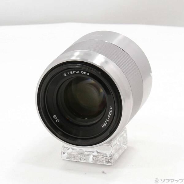 〔中古〕SONY(ソニー) E 50mm F1.8 OSS SEL50F18 Eレンズ／シルバー〔2...