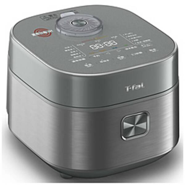 〔中古〕T-FAL ザ・ライス 遠赤外線IH炊飯器 メタリック RK882CJ0 ［5.5合 ／IH...
