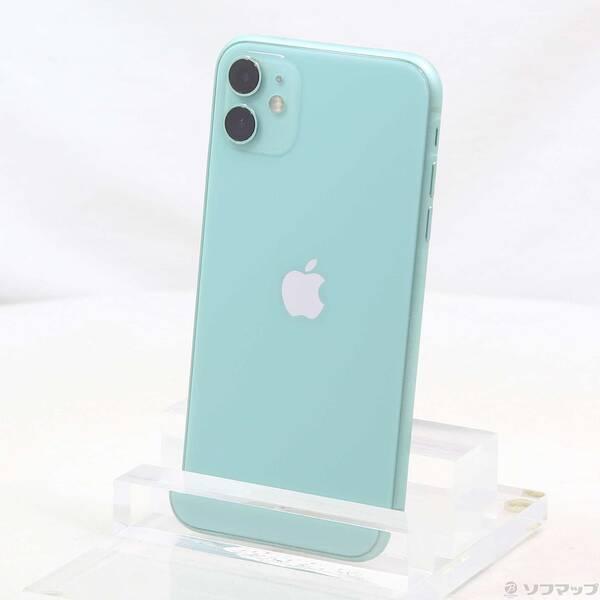 〔中古〕Apple(アップル) iPhone11 128GB グリーン MWM62J／A SoftB...