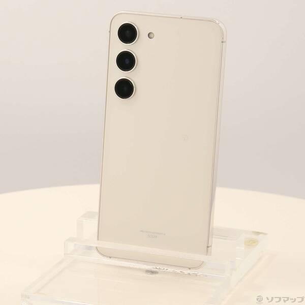 〔中古〕SAMSUNG(サムスン) Galaxy S23 256GB クリーム SCG19 au S...