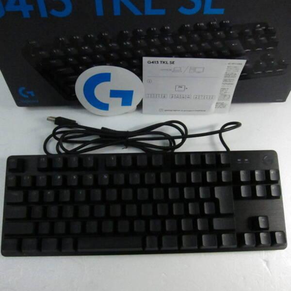 〔中古〕logicool(ロジクール) G413TKLSE メカニカルゲーミングキーボード 茶軸〔2...