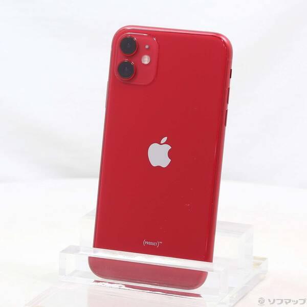 〔中古〕Apple(アップル) iPhone11 64GB プロダクトレッド MWLV2J／A So...