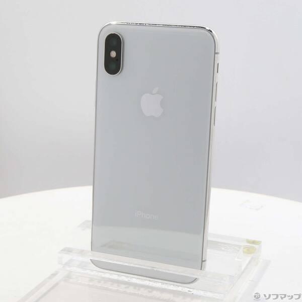 〔中古〕Apple(アップル) iPhoneX 256GB シルバー MQC22J／A SoftBa...