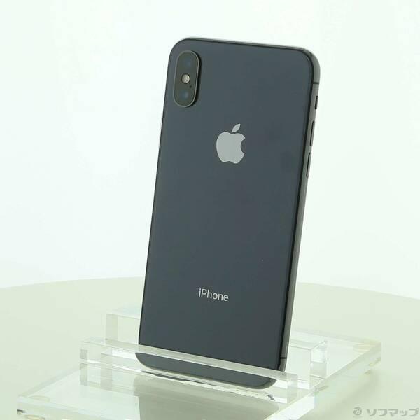 〔中古〕Apple(アップル) iPhoneX 64GB スペースグレイ NQAX2J／A SIMフ...